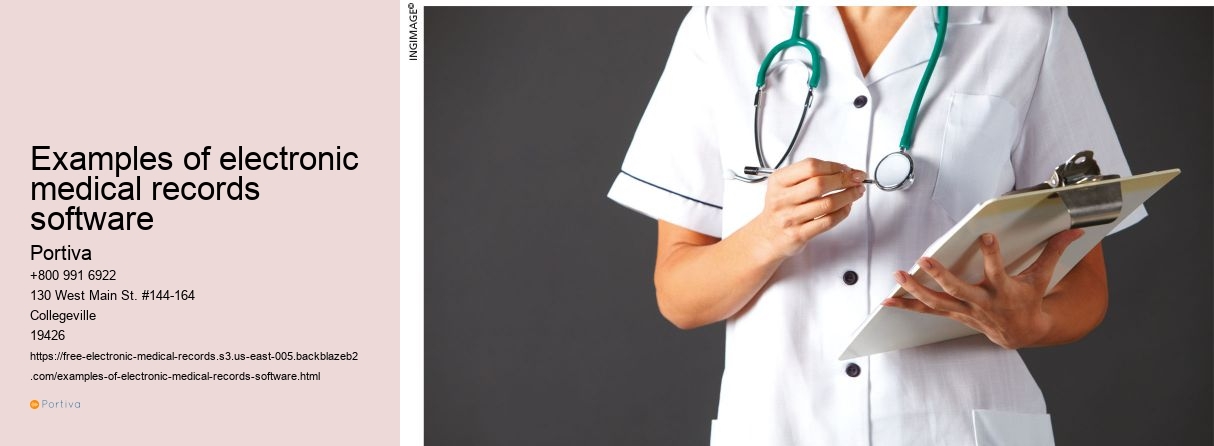 examples of electronic medical records software