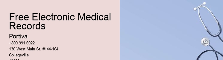 Free Electronic Medical Records